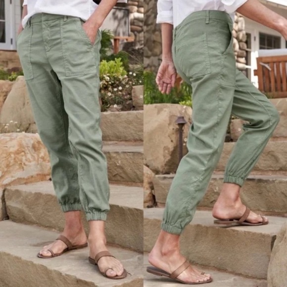 Frank & Eileen Jameson Utility Jogger Sage Green Size 8 - Picture 12 of 12